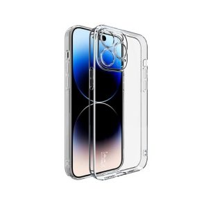 Coque en silicone transparent pour iPhone 14 pro