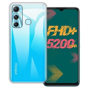 Coque en silicone transparent pour infinix Hot11