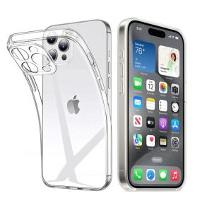 Coque en silicone transparent pour iphone 12 pro max