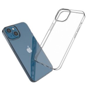 Coque en silicone transparent pour iphone 14