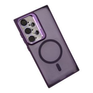 Etui En Silicone Fumé De L&rsquo;arrière Pour Galaxy S24 Ultra avec lentilles de protection