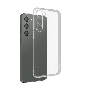Etui en Silicone avec Protection Lentille pour Galaxy S22 plus & pro Transparent