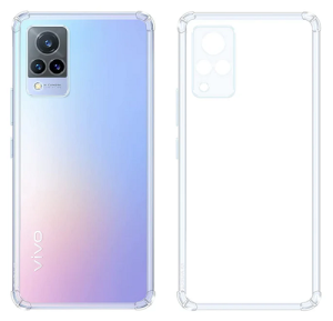 Etui en Silicone pour Vivo V21 4G & 5G Transparent