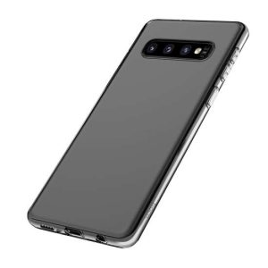 Etui en Silicone pour Samsung Galaxy S10 Plus Transparent