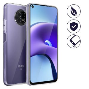 Coque Silicone pour Xiaomi Redmi Note 9 5g Coins Renforcés Transparent