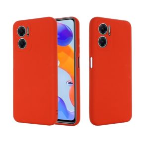 Etui en Silicone Compatible avec Xiaomi Redmi 10 5G Rouge