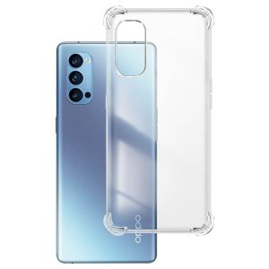 Coque en Silicone pour Oppo Reno 4 pro 4G Coin Renforcés Transparent
