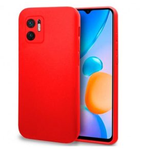 Etui en Silicone Compatible avec Xiaomi Redmi 10 5G Rouge