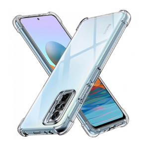 Coque en Silicone compatible avec Redmi Note 10 Pro / Pro Max Transparent