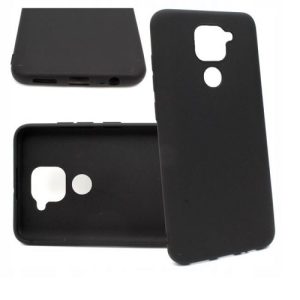 Etui en Silicone Compatible avec Xiaomi Redmi Note 9 Noir